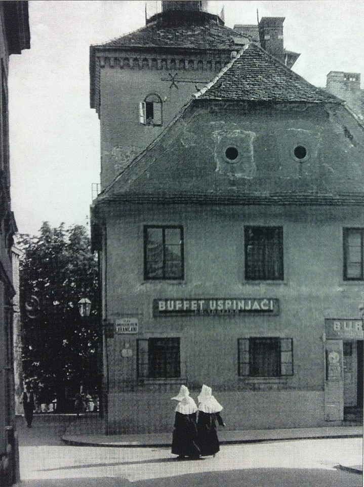 Gornji grad, Buffet Uspinjači 1937. godine